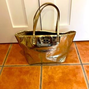 Gold Kate spade tote